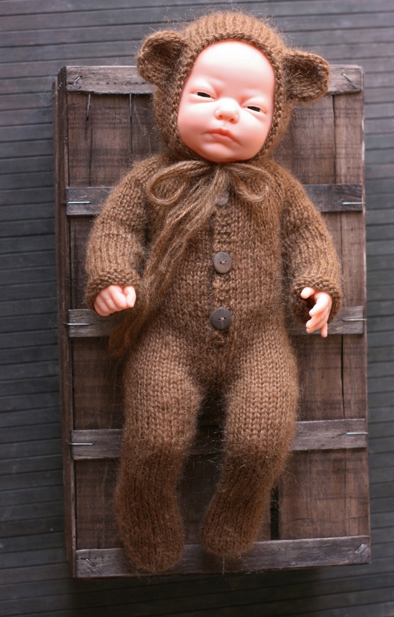 PDF Knitting PATTERN Easy to Make Baby Teddy Romper and Etsy