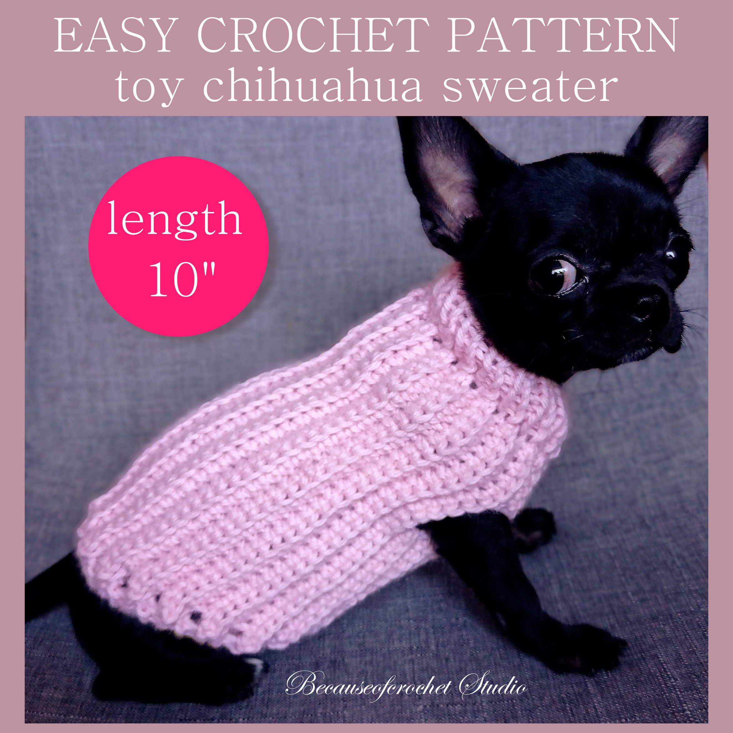 Chihuahua jumper knitting pattern hotsell