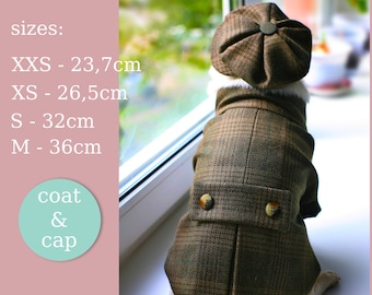 Dog Coat Sewing Pattern: Suit & Cap Overall - No Overlock (PDF Pattern)