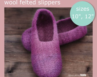 Crochet Slipper Pattern: Easy Felted Wool Slippers (PDF Download)