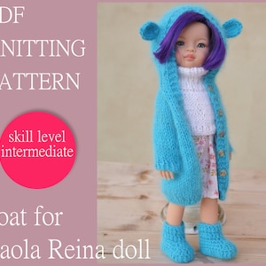 12 PDF knitting and crochet PATTERNS - Paola Reina clothes. Written in US terms. Skill level: intermediate.