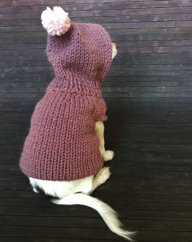 2 PDF Knitting PATTERNS Chihuahua sweater. Fast and easy. Etsy