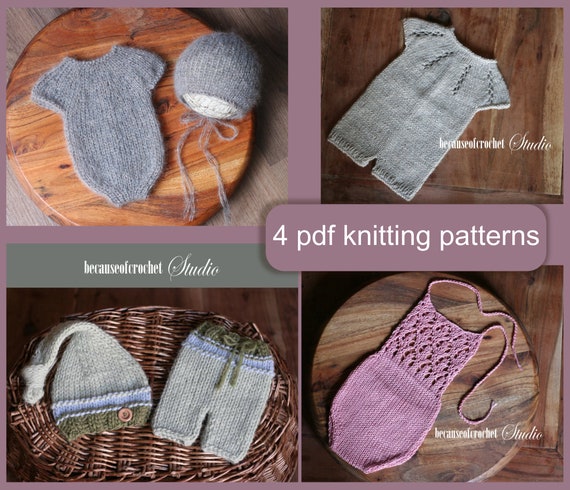 4 Pdf Knitting Patterns Newborn Baby Rompers Pants And Hats Written In Us Terms Skill Level Intermediate 4 Pdf Knitting Patterns Newborn Baby Rompers Pants And Hats Written In Us Terms Skill Level Intermediate