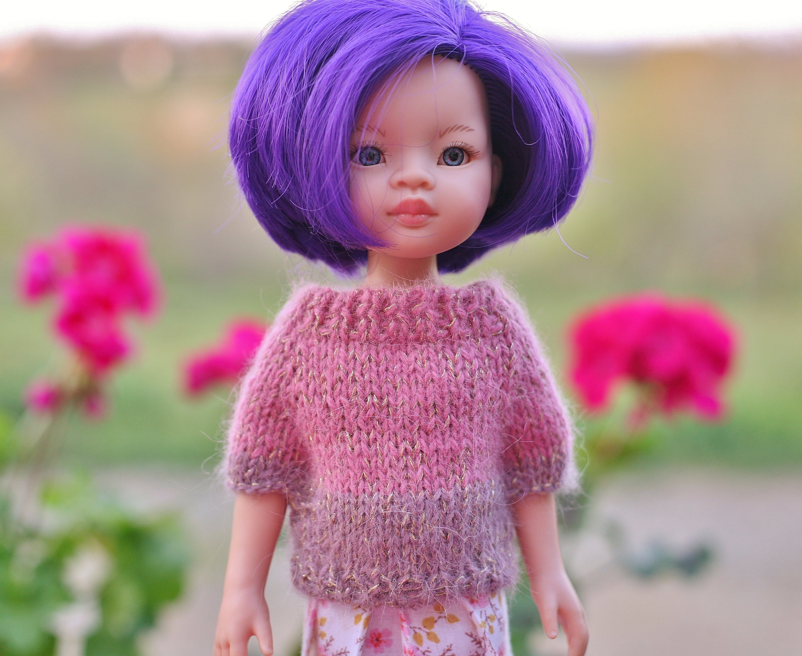 Paola Reina Doll Sweater Knitting Pattern (PDF) - Etsy