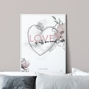 individual print love is all we need Bild 2