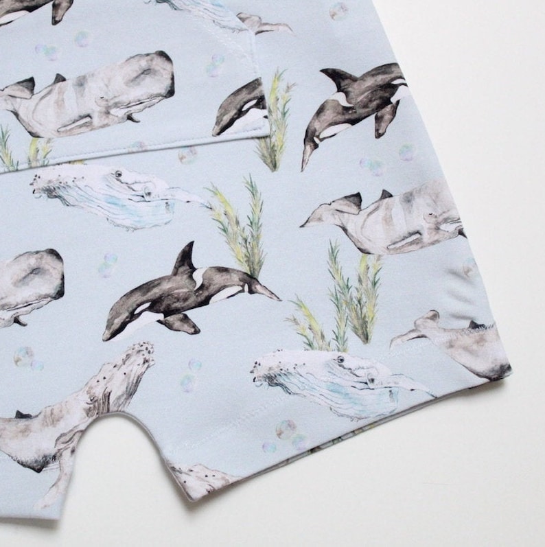Short Jersey Overalls Watercolour Floral Print