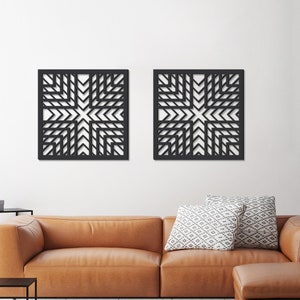Decorative Diptych, Living room decor, Wooden decor, Openwork Panel, Birthday gift, Housewarming, 3d Panel