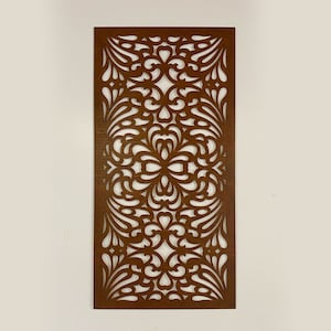 Wooden Wall Art, Elegant Large Decorative Panel, Wood Wall Panel