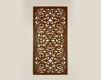 Wooden Wall Art, Elegant Large Decorative Panel, Wood Wall Panel