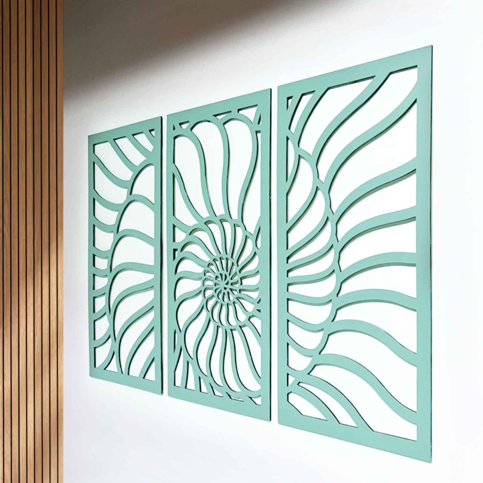 Jwinkumy Decorazione Parete Stile Mediterraneo In Legno - 40x8,9 Cm Con Stelle Marine E Conchiglie - Rustico E Fatto A Mano
