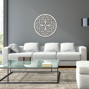 Round Wooden Wall Panel, 3d Decor