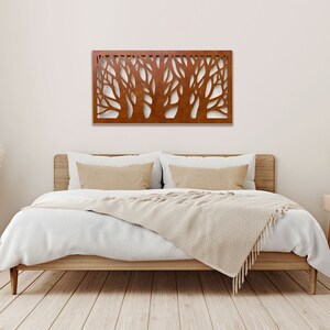 Framed Wall Panel FOREST, Wall art, Living room decor, Wall decor, Wooden decor, Openwork, Birthday gift, Housewarming, 3d Decor