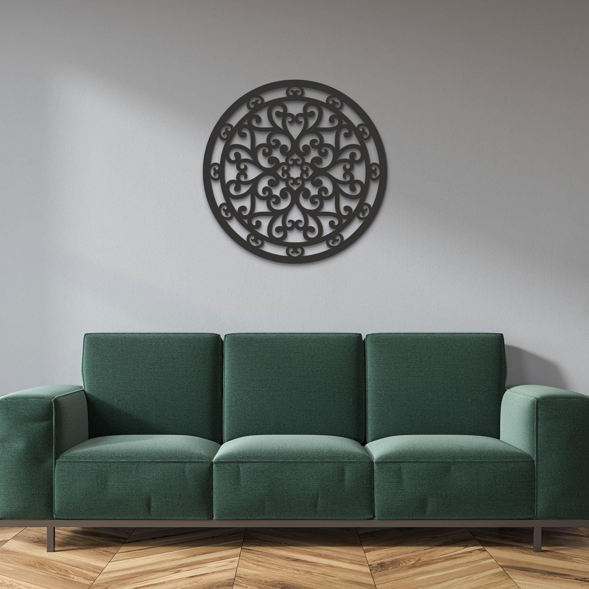 Round Wooden Wall Panel, 3d Decor - Etsy