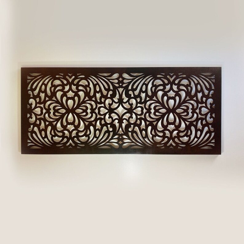 Large Wooden Wall Art With Wooden Frames Etsy