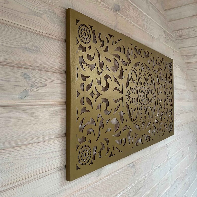 Wooden Panel on Solid Wood Frames, Large Wooden Wall Art zdjęcie 4