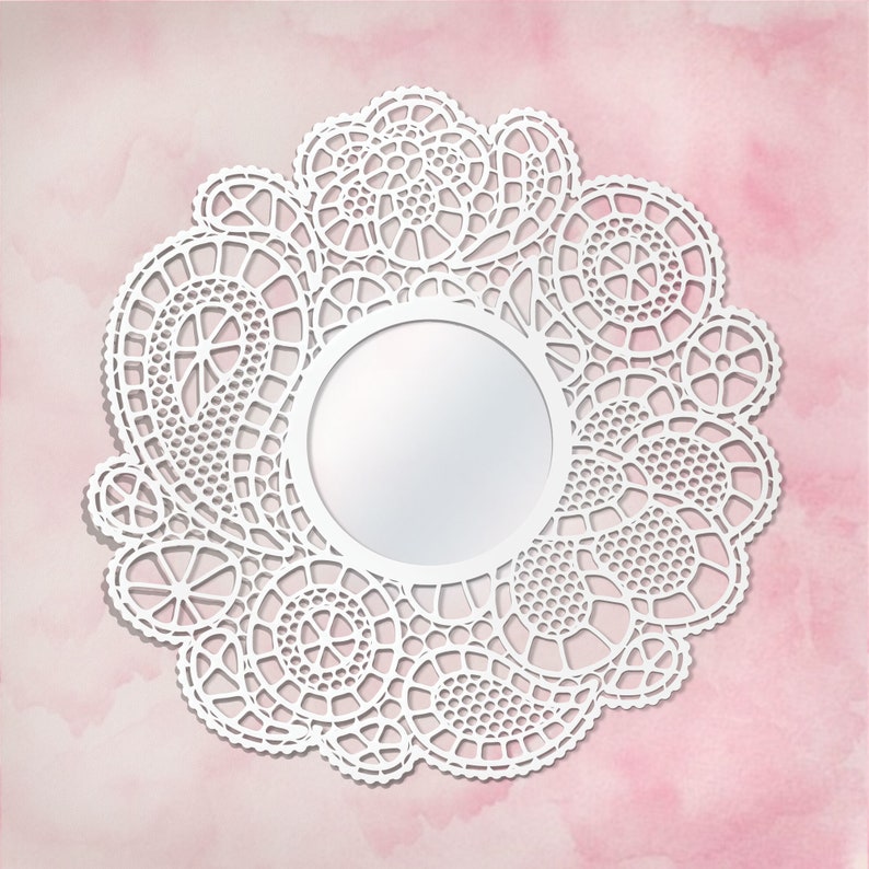 Openwork Mirror GLAMOUR 60cm zdjęcie 2