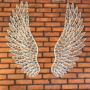 Set of 2 Angel Wings/ Wings Wall Decor/Living room or bedroom wall decoration