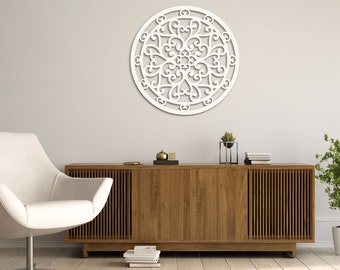 Round Wooden Wall Panel, 3d Decor