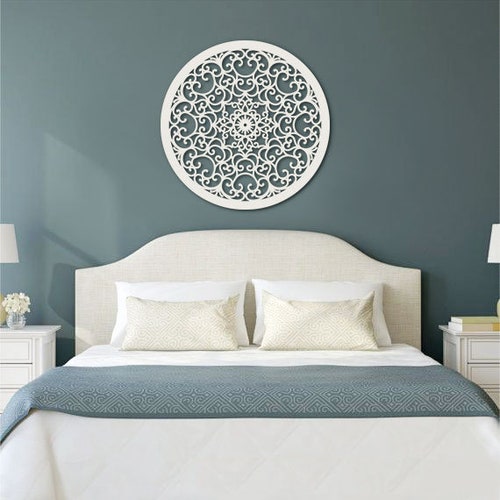 Wall Art FANCY 80x80 Cm Wall Decor Living Room Art Wood Etsy