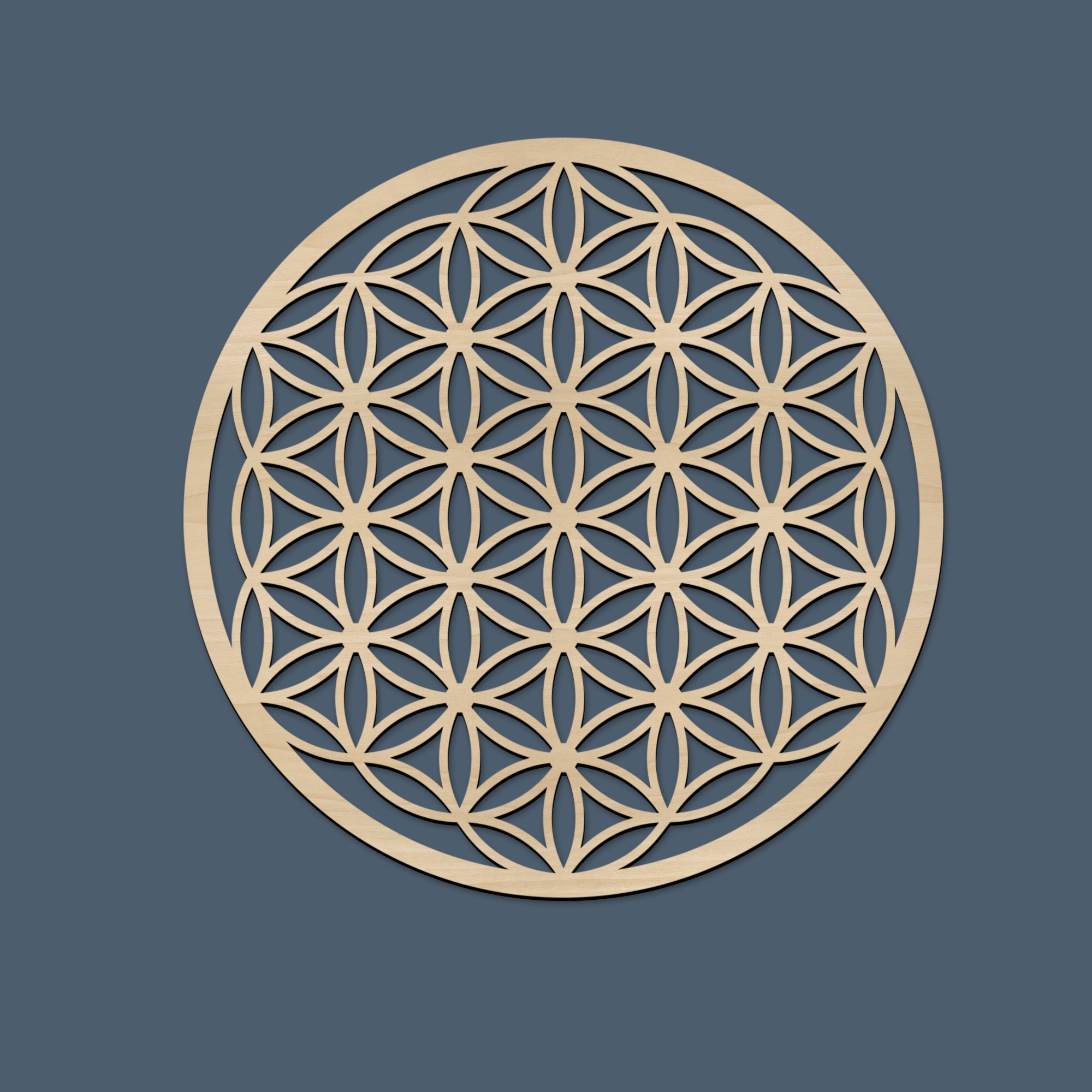 Wall Panel FLOWER of LIFE 80cm - Etsy