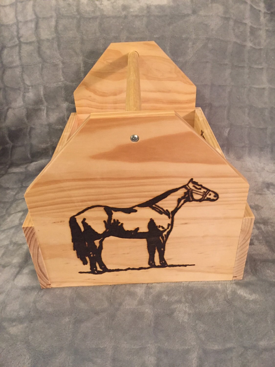 Custom Personalized Horse Grooming Tote and Brush Set Mix Etsy