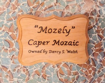 Custom, Personalized, Hand-Engraved Stall Signs and Plaques