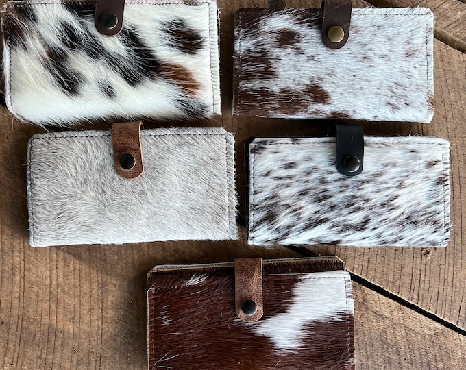 Cowhide Wallets! - Etsy