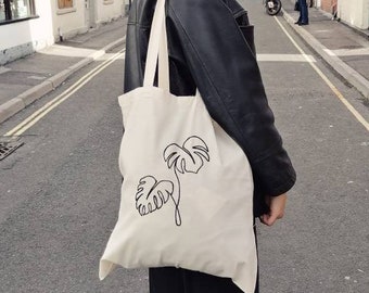 Canvas Tote Bag With Pockets - Etsy