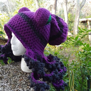 Handmade Kraken Beanie - Unique  Kraken Themed Octopus Hat with Tentacles - Perfect Gift for Divers and Cephalopod Lovers