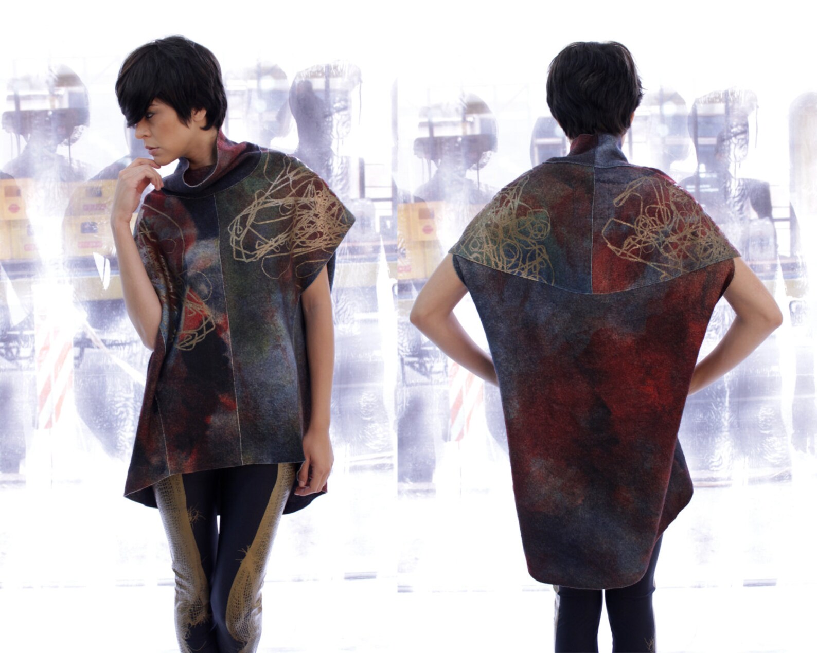 Платье Кокон Из Шерсти фото 23