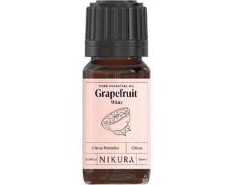 Nikura | Grapefruit (White) Pure Essential Oil 10ml | 100% Pure and Natural