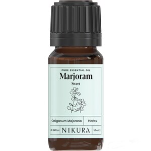 Nikura | Marjoram (Sweet) Essential Oil Pure & Natural - 10ml, 20ml, 30ml, 50ml, 100ml, 200ml, 500ml, 1 Litre