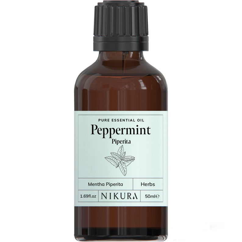 Nikura Peppermint Piperita Essential Oil Pure & Natural 10ml, 20ml, 30ml, 50ml, 100ml, 200ml, 500ml, 1 Litre image 6