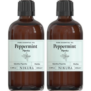 Nikura Peppermint Piperita Essential Oil Pure & Natural 10ml, 20ml, 30ml, 50ml, 100ml, 200ml, 500ml, 1 Litre image 8