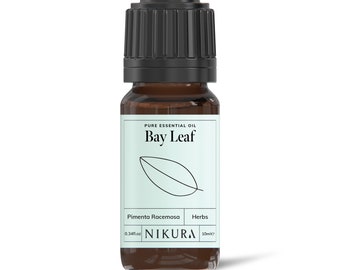 Nikura | Bay Leaf Essential Oil Pure & Natural - 10ml, 20ml, 30ml, 50ml, 100ml, 200ml