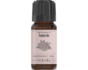 Nikura | Amyris Essential Oil Pure & Natural - 10ml, 20ml, 30ml, 50ml, 100ml, 200ml