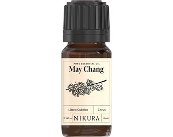 Nikura | May Chang Essential Oil Pure & Natural - 10ml, 20ml, 30ml, 50ml, 100ml, 200ml