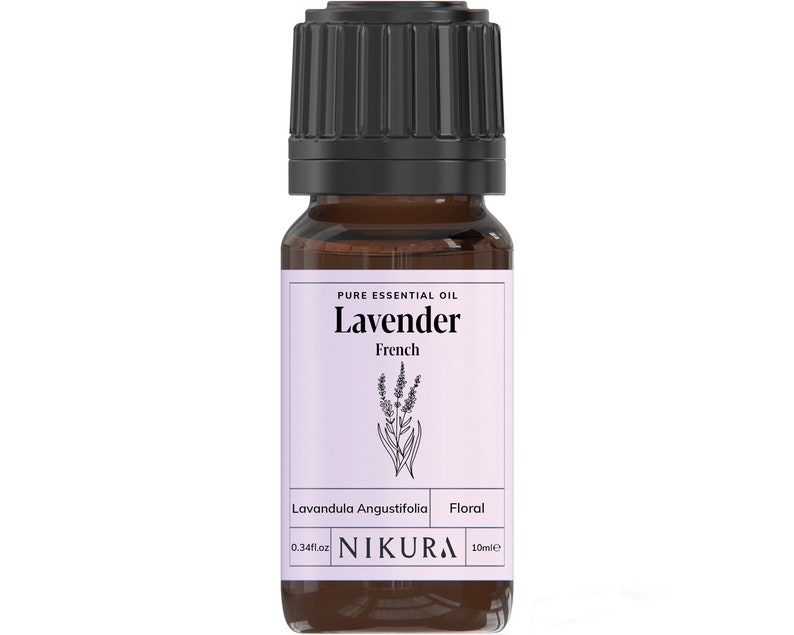 Nikura | Lavender (French) Essential Oil Pure & Natural - 10ml, 20ml, 30ml, 50ml, 100ml, 200ml, 500ml, 1 Litre