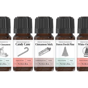 Nikura | Winter Collection - 5 x 10ml Fragrance Oils - Gift Set