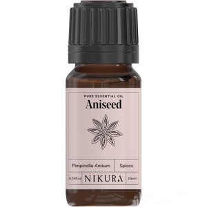 Nikura | Aniseed (Anise) Essential Oil Pure & Natural - 10ml, 20ml, 30ml, 50ml, 100ml, 200ml