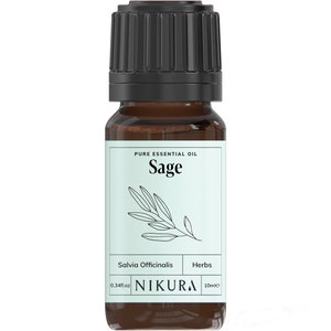 Nikura | Sage Essential Oil Pure & Natural - 10ml, 20ml, 30ml, 50ml, 100ml, 200ml