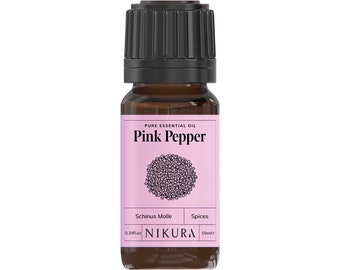 Nikura | Pink Pepper Pure Essential Oil 10ml | 100% Pure and Natural