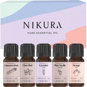 Nikura | Winter Collection - 5 x 10ml Essential Oils - Gift Set
