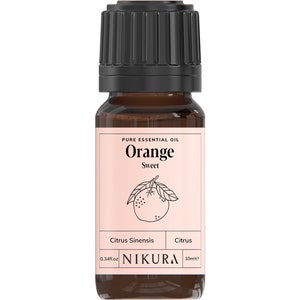 Nikura | Sweet Orange Essential Oil Pure & Natural - -10ml, 20ml, 30ml, 50ml, 100ml, 200ml, 500ml, 1 Litre