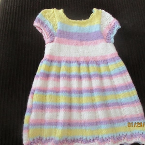 Knitted Baby Dress