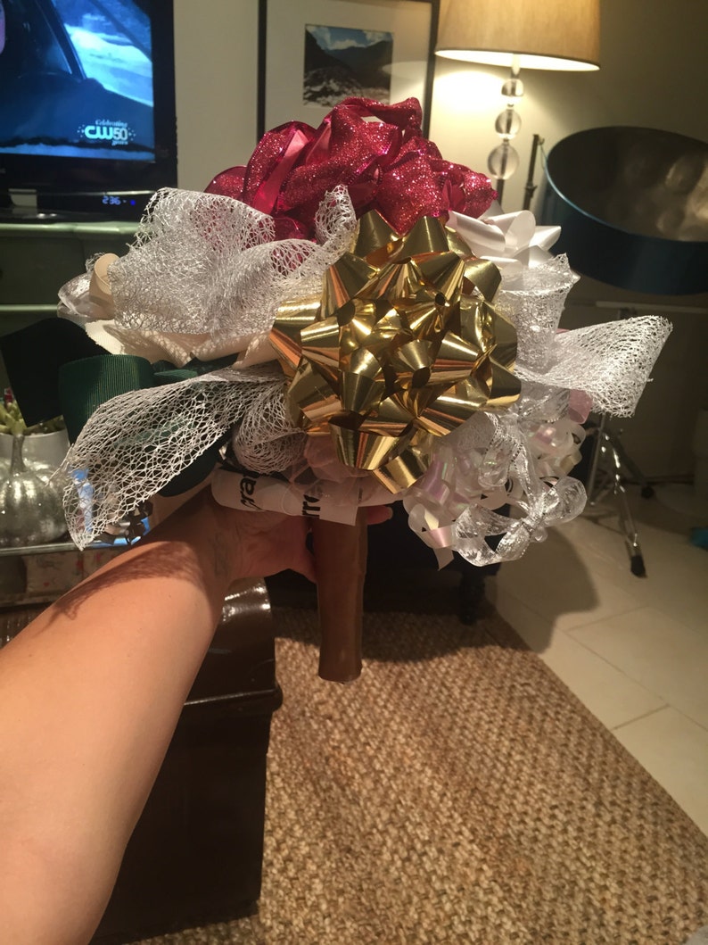 Custom Wedding Rehearsal Gift Wrap Bouquet Made with YOUR ...
