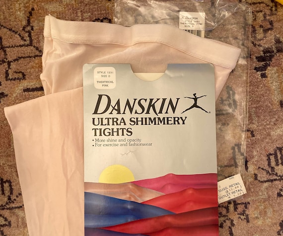 Vintage 1980s Deadstock Danskin Tights - Sari Pin… - image 3