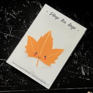 Maple Leaf DTF-Transfer – Heißapplikation – Gaga Hottle Montreal