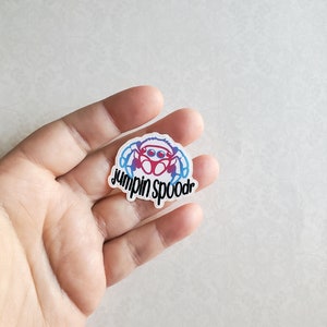 Jumping Spider Sticker, Jumping Spoodr Sticker, Die Cut Sticker, Cute Spider Sticker
