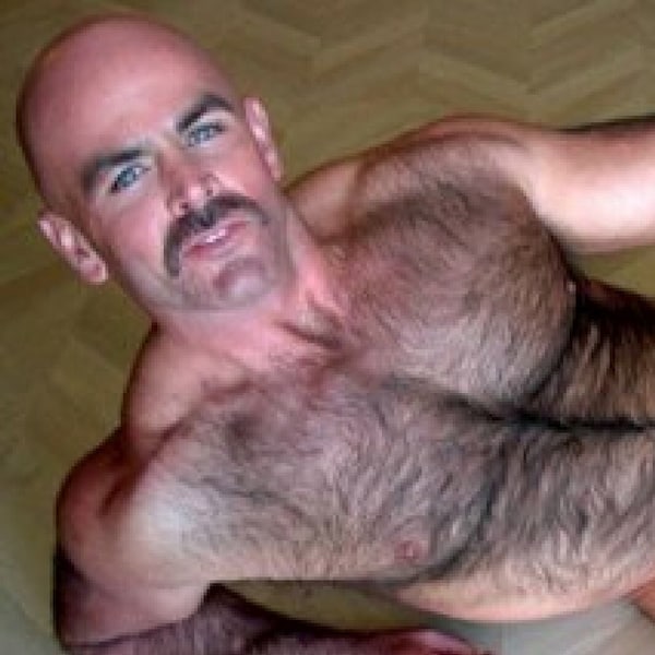 Matted NAKED  Photograph (5X7) H181 - Handsome Very Hairy Daddy DILF -  Full Frontal - Nude - Nudist - Male Gay Interest